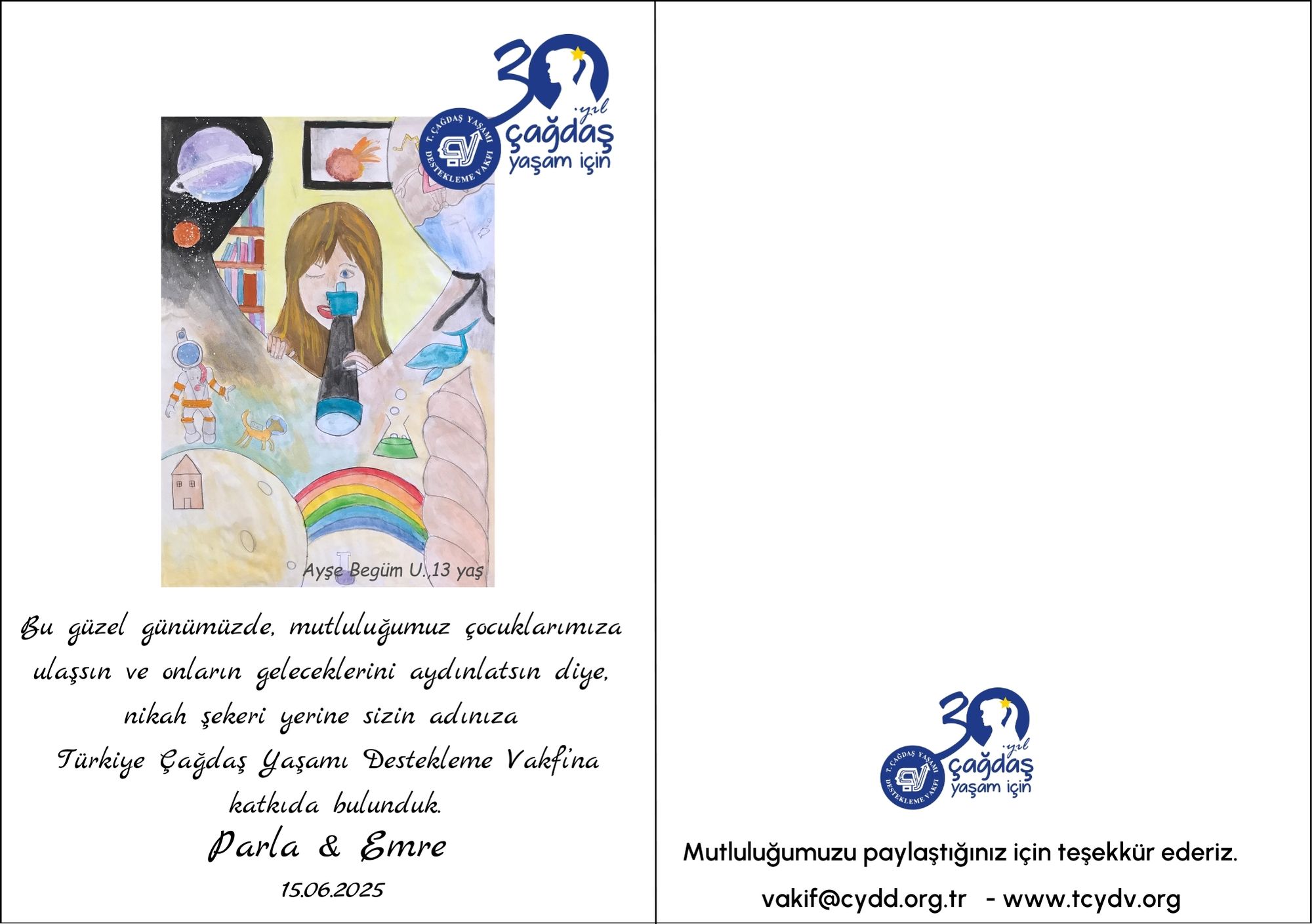 Sertifika Dürbünlü Kız A6 Nikah