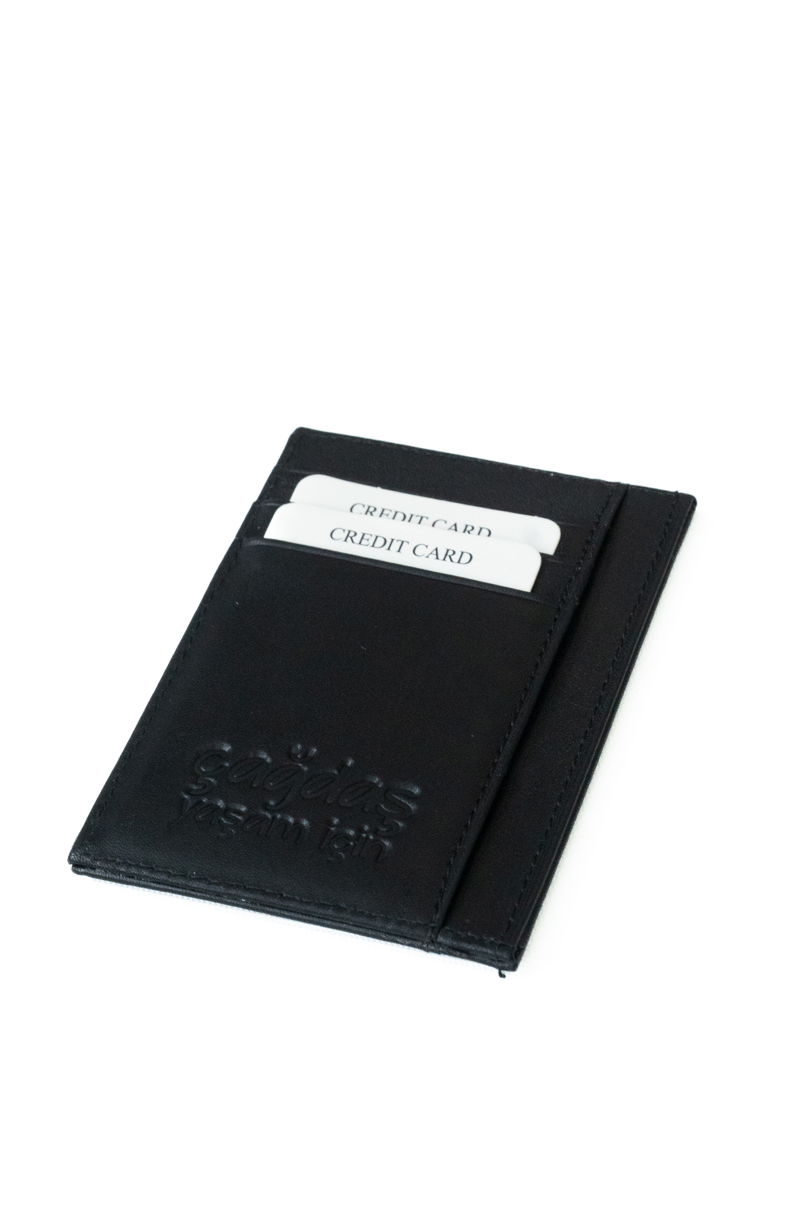 Kartlık Çağdaş Yaşam İçin Deri Siyah