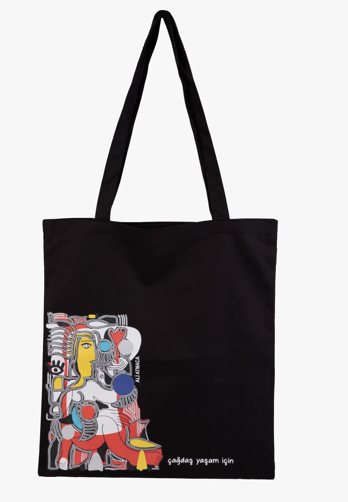 Çanta Kırmızılı Kadın