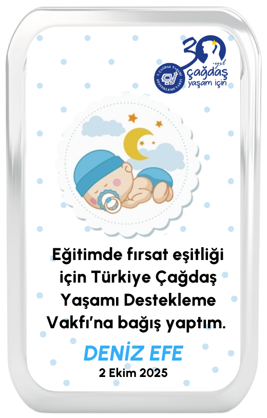 Magnet Benekli Plexi Çerçeve Erkek Çocuk